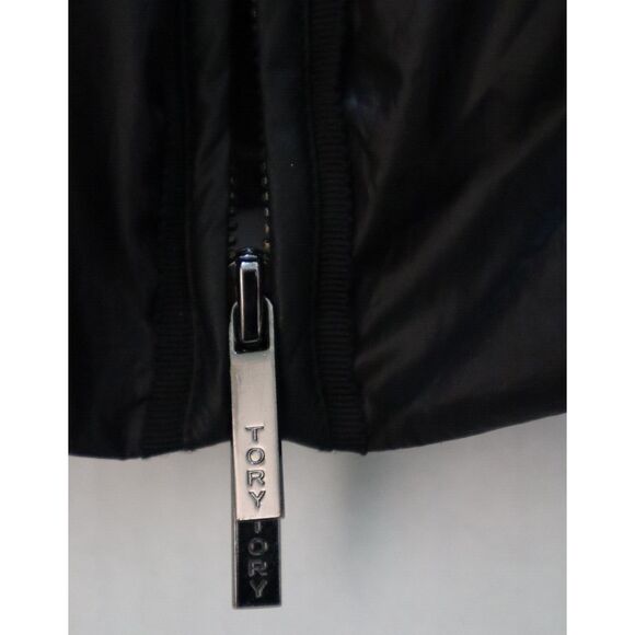 Tory Burch 32141576 Women's Sz M Black Quilted Down Michelle Puffer Jacket $475 - Picture 10 of 13